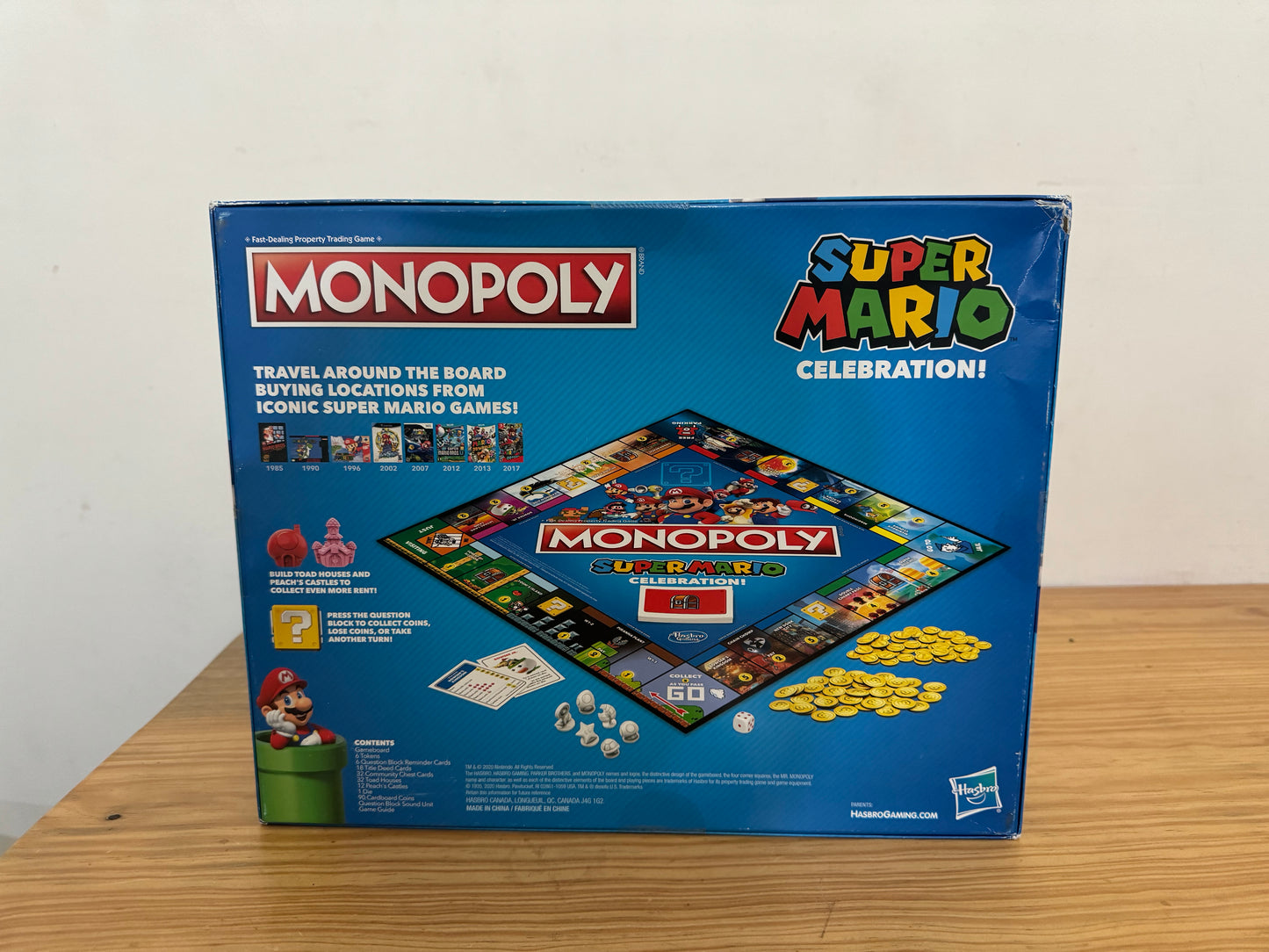 .Geekienda - Juego de Mesa: monopoly edición súper Mario celebration (basado en videojuegos )