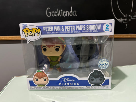 .Geekienda - Funko Pop Peter Pan and Peter Pan’s shadow -disney clásicos