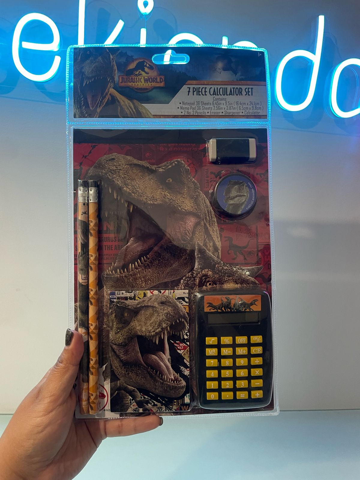 .Geekienda - kit escolar - universal jurassic world programas infantiles / papelería