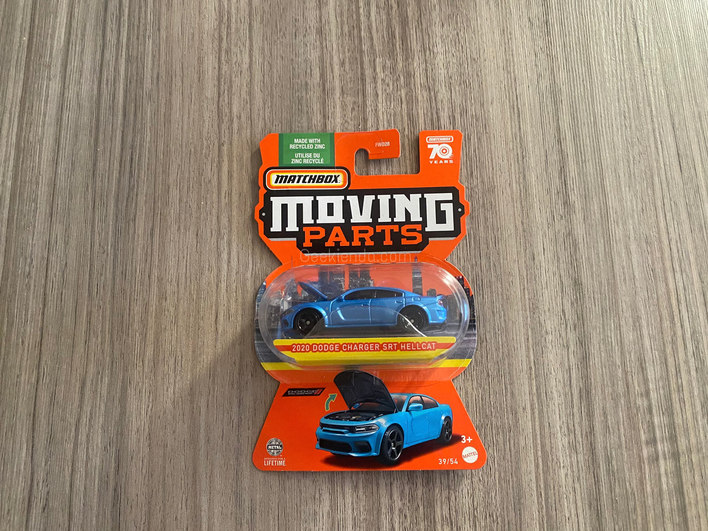 .Geekienda - Matchbox 2020 dodge charger SRT Hellcat colección 2023