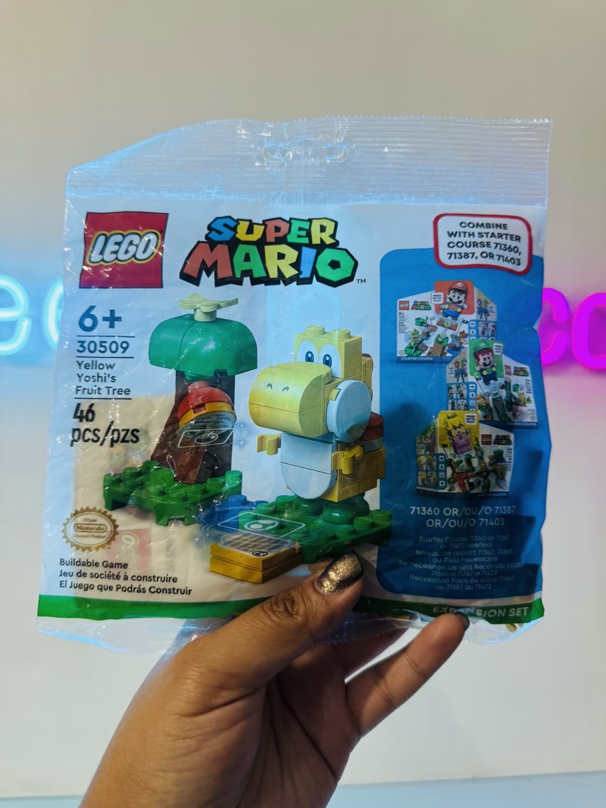 .Geekienda - LEGO SET 30509 Super Mario Yoshi amarillo  - LEGO super Mario Nintendo