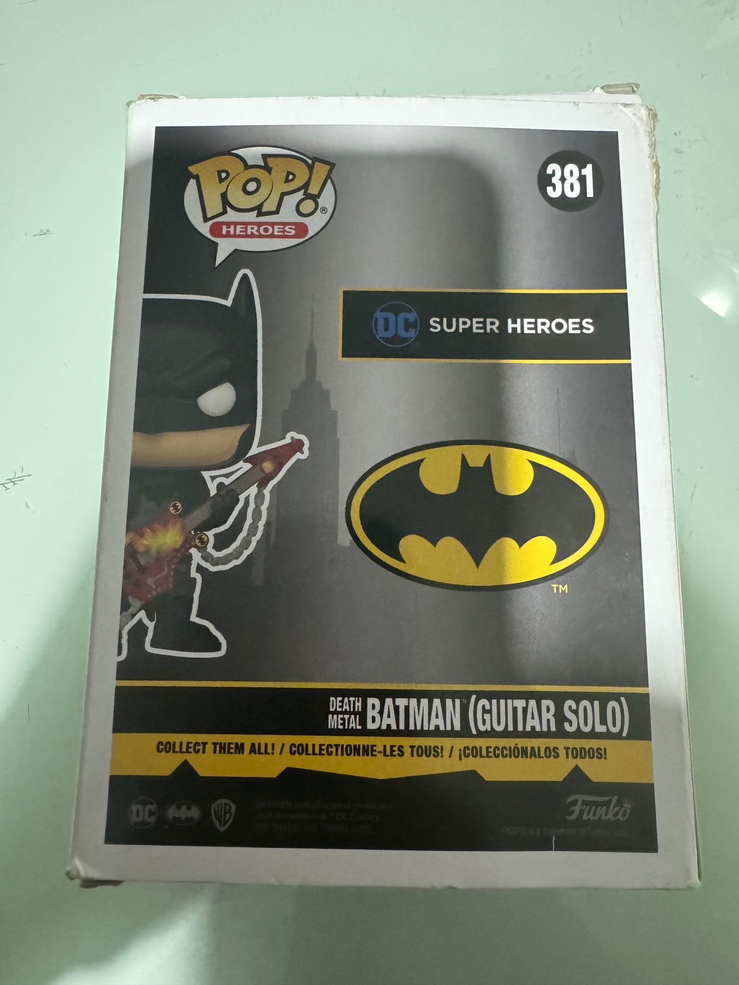 .Geekienda - Funko Pop Batman death metal (guitar solo) 381 - superheroes