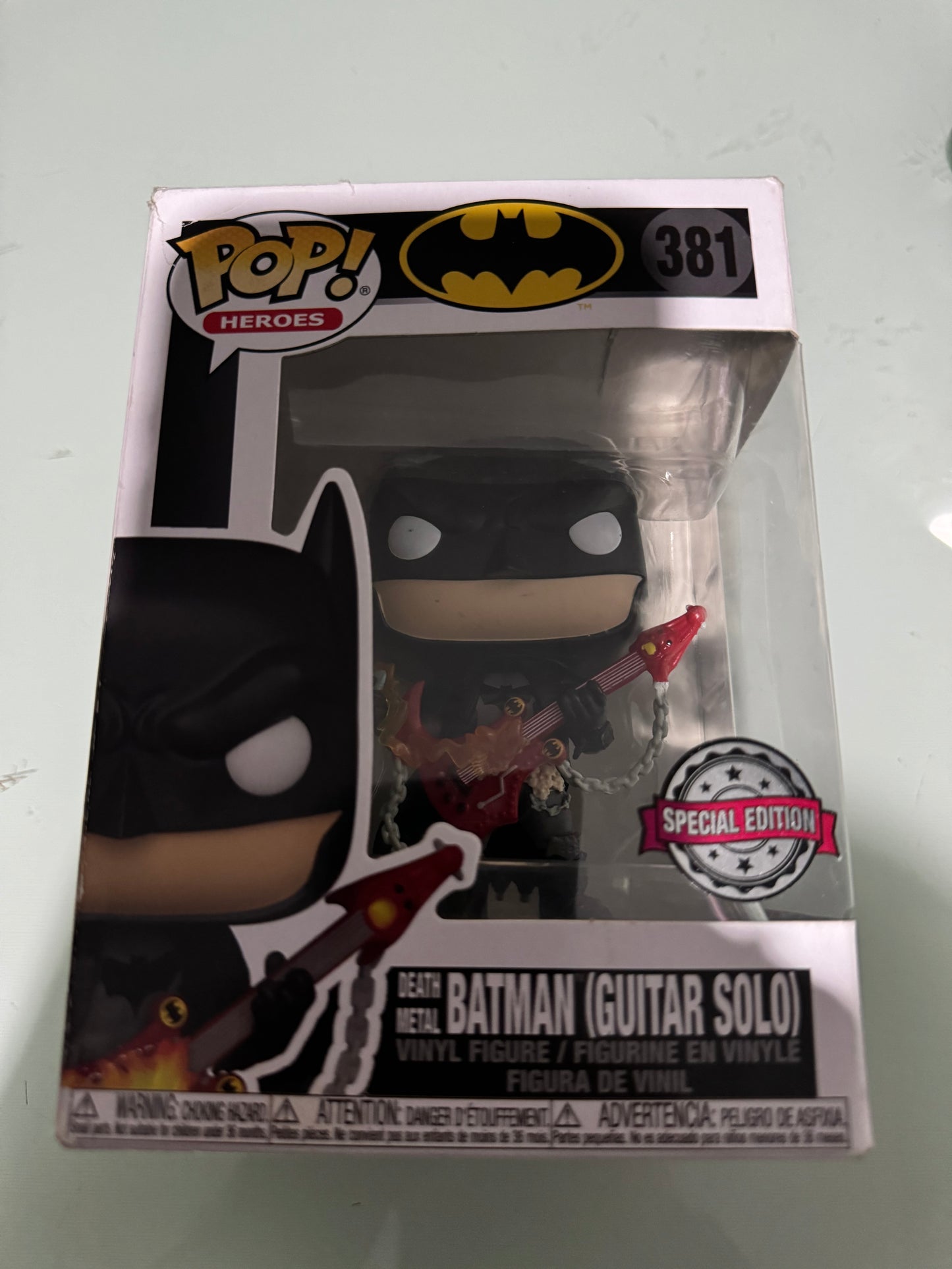 .Geekienda - Funko Pop Batman death metal (guitar solo) 381 - superheroes