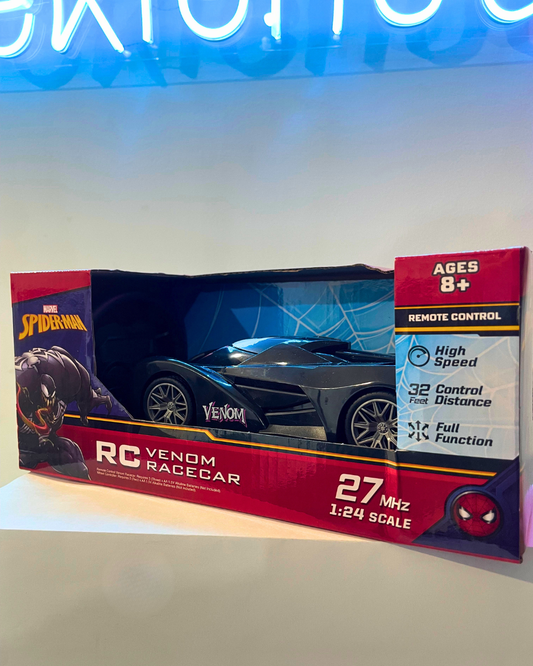 .Geekienda - carro de venom de Spiderman a control remoto -Disney marvel programas infantiles