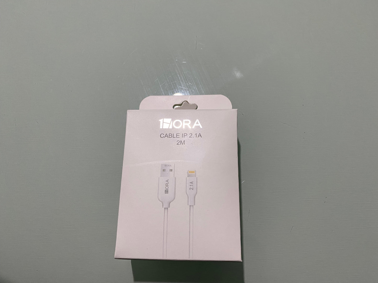 .Geekienda - gadget cable de corriente lightning para iphone compatible hasta iPhone 14- marca 1HORA