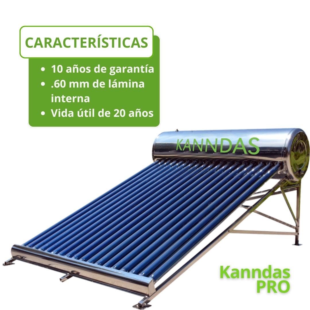 Calentador Solar KANNDAS Pro 10 tubos