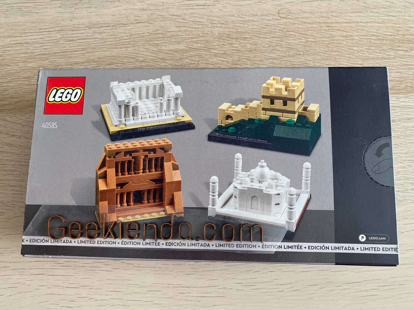 . Geekienda - LEGO SET 40585 world of wonders (maravillas del mundo)  - LEGO edición limitada