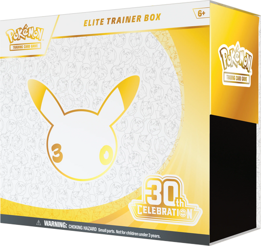 .Geekienda - cartas coleccionables Pokémon TCG: 30TH Celebration Elite Trainer Box (en inglés)