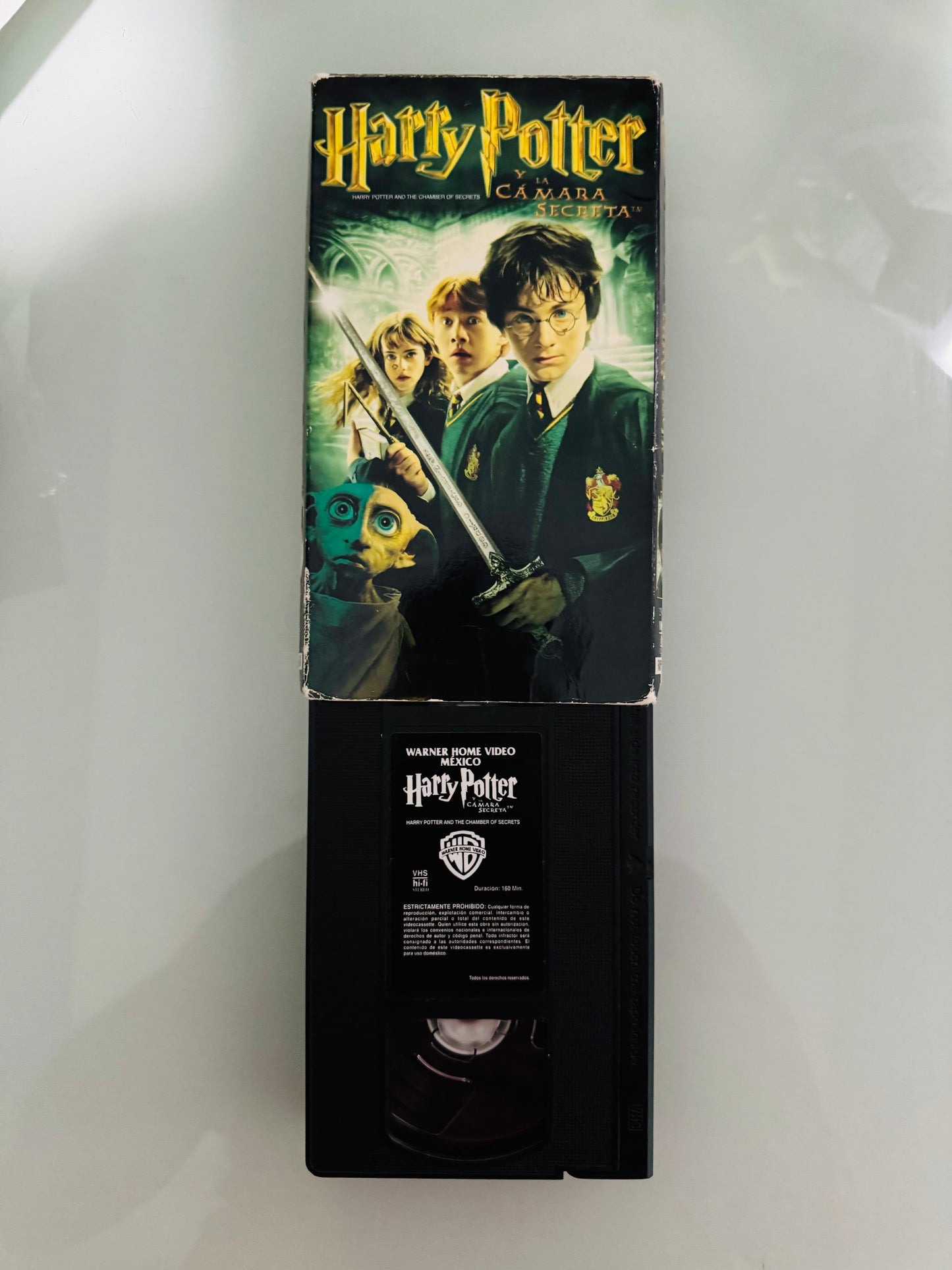 .geekienda - Película Harry Potter y la cámara secreta en VHS