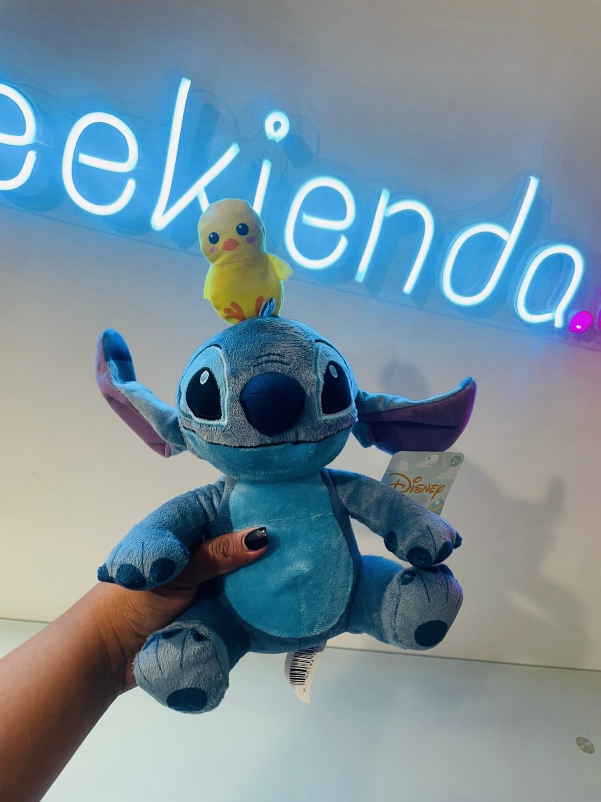 .Geekienda - peluche de stitch con patito - Disney programas infantiles
