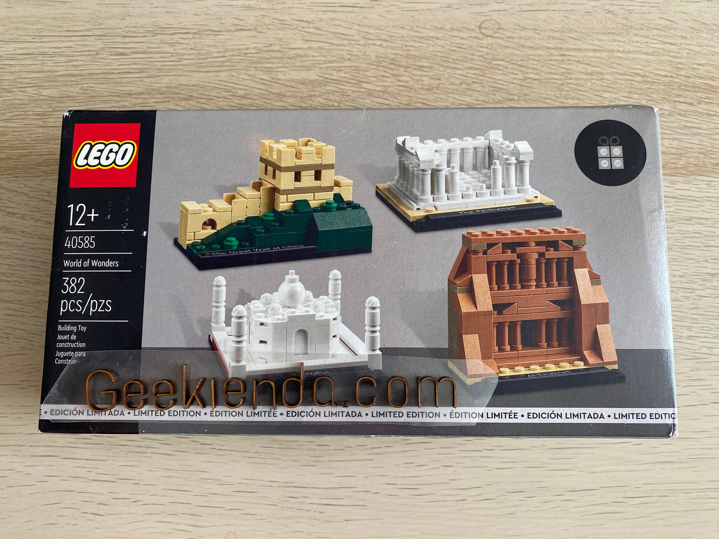. Geekienda - LEGO SET 40585 world of wonders (maravillas del mundo)  - LEGO edición limitada
