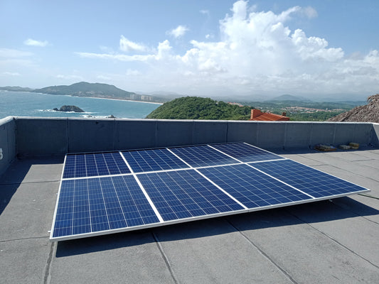 Panel Solar para casas de campo sin CFE
