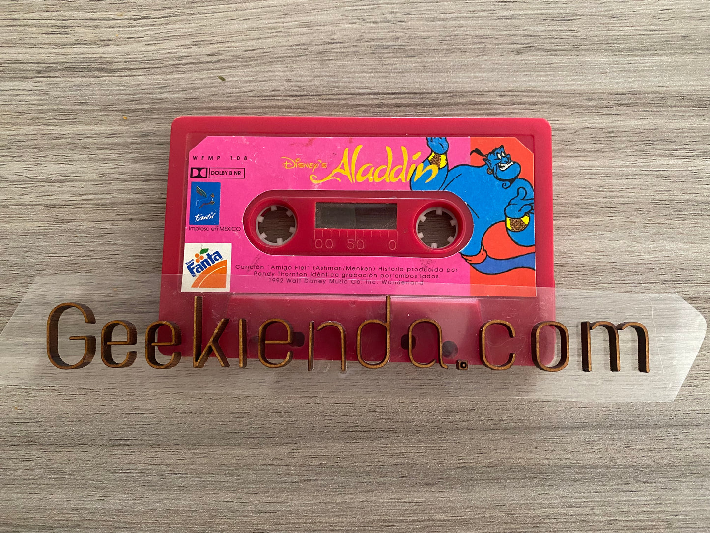 .Geekienda - promocional cassette DISNEY Aladdin canción amigo fiel de fanta